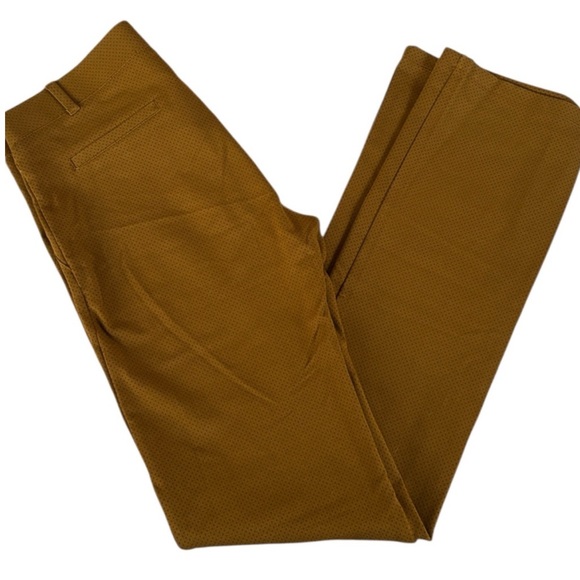 Like New Betabrand Pull-On Stretch Pants Brown Black Dot Size Large Tall - Picture 2 of 8